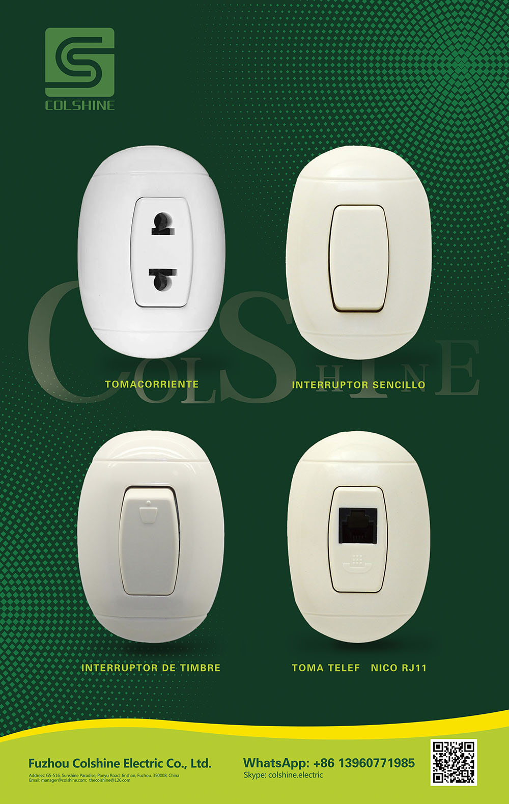 oval switches and sockets